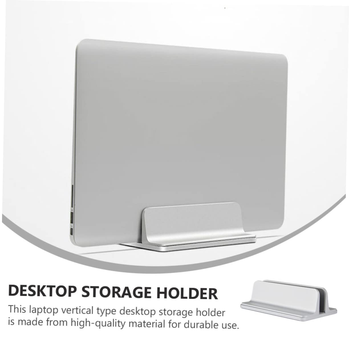 UKCOCO Soporte Vertical De Laptop De Base para Ordenador Portátil Diseño Ergonómico y Estable para Escritorios y Refrigeración