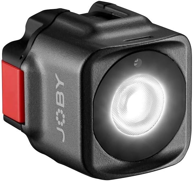 Joby Beamo LED Light for Smartphone and Mirrorless Camera - Compact, Wireless Charging, Bluetooth, Waterproof, for Vlogging, Photo and Video Content Creation