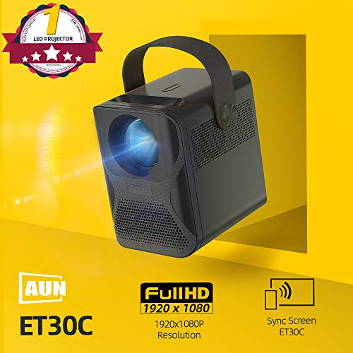 AUN ET30C Mini proiettore Full HD 1080P Home LCD