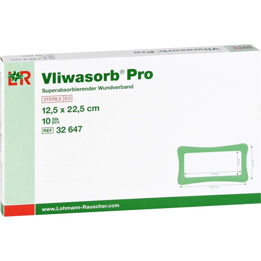 Pro superabsorb.Komp.steril 12,5x22,5 cm 10 St
