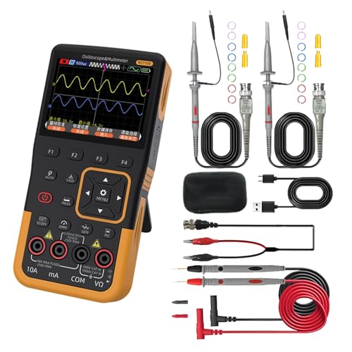 Oscilloscope 50 MHz compact haute précision à batterie longue durée