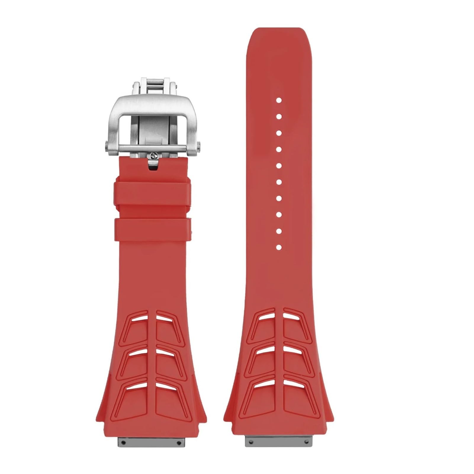 Bracelet montre caoutchouc fluoré Richard Mille RM055 RM030 RM3501 RM3502 rouge
