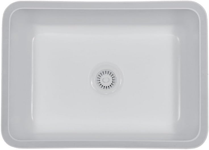 Karran Undermount Acrylic Sink: Nova - White