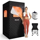 Portable Sauna Box for Home, Personal Sauna Tent for Relaxation, Indoor Steam Sauna Room with 2.5L/1000W Steamer, Easy Setup Quick Heat-Up Foldable Sauna in Garage/Kitchen, 2.6’ x 2.6’ x 5.9’