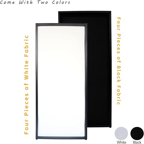 Miniatura 2 de DJ Fachada DJ Booth Blanco y Negro con bolsa de transporte Portátil DJ Evento Fachada Cubierta Plegable Tablero Frontal Proyector de Luz de Video