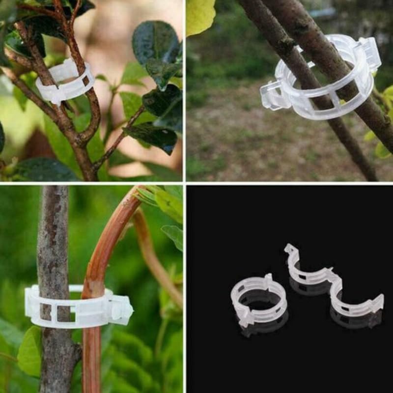 Beeya Gardening® Plant Clips Pack of 180 | Plant Clips for Plants of All Types | Superior Product | Use for Plants Gardening | Climbers | Office Gardening | Easy to Use