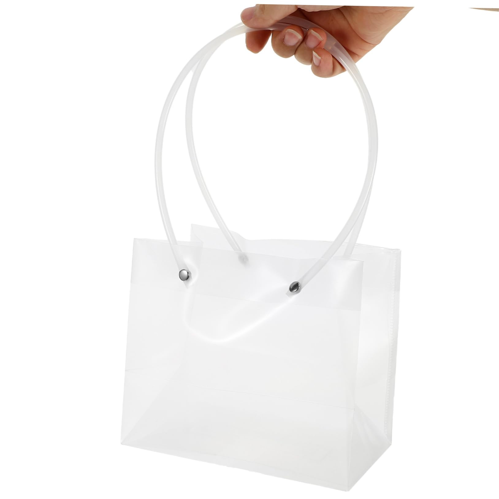 Ipetboom 2 Set Borsa Di Fiori Sacchetti Per Fiori Sacchetto Trasparente Shopper in Carta Con Manici Borse Della Spesa Borsa Bouquet Con Manico Sacchetti Per Confezioni 10 Pezzi * 2