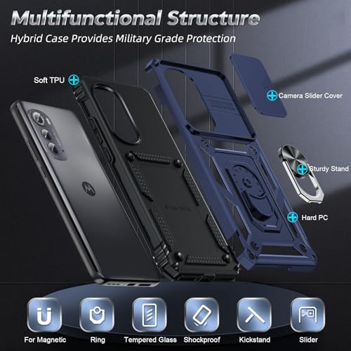 Coque Motorola Edge 2022 robuste LeYi pour éviter les rayures