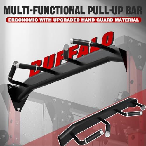 RitFit Buffalo Smith Machine, Power cage with LAT-Pull Down System & Cable Crossover System, All-in-One Squat Rack for Home Gym, Power Rack - Image 4