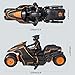 Karoter Remote Control Motorcycles, 360° Spinning Action Rotating Drift Stunt Motorbike 2WD High Speed Rc Motorbikes 2.4Ghz Radio Control Motorcyle with Riding Figure Toys for Kids Boys