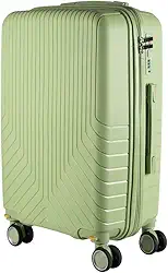 Mala de Viagem Media em Polipropileno 4 rodas 360 - AeroMalas Miami (Verde)