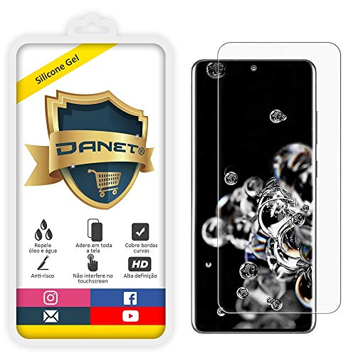 Película de Gel Silicone Flexível Para Para Samsung Galaxy S20 Ultra 5g 6.9 Polegadas - Proteção Que