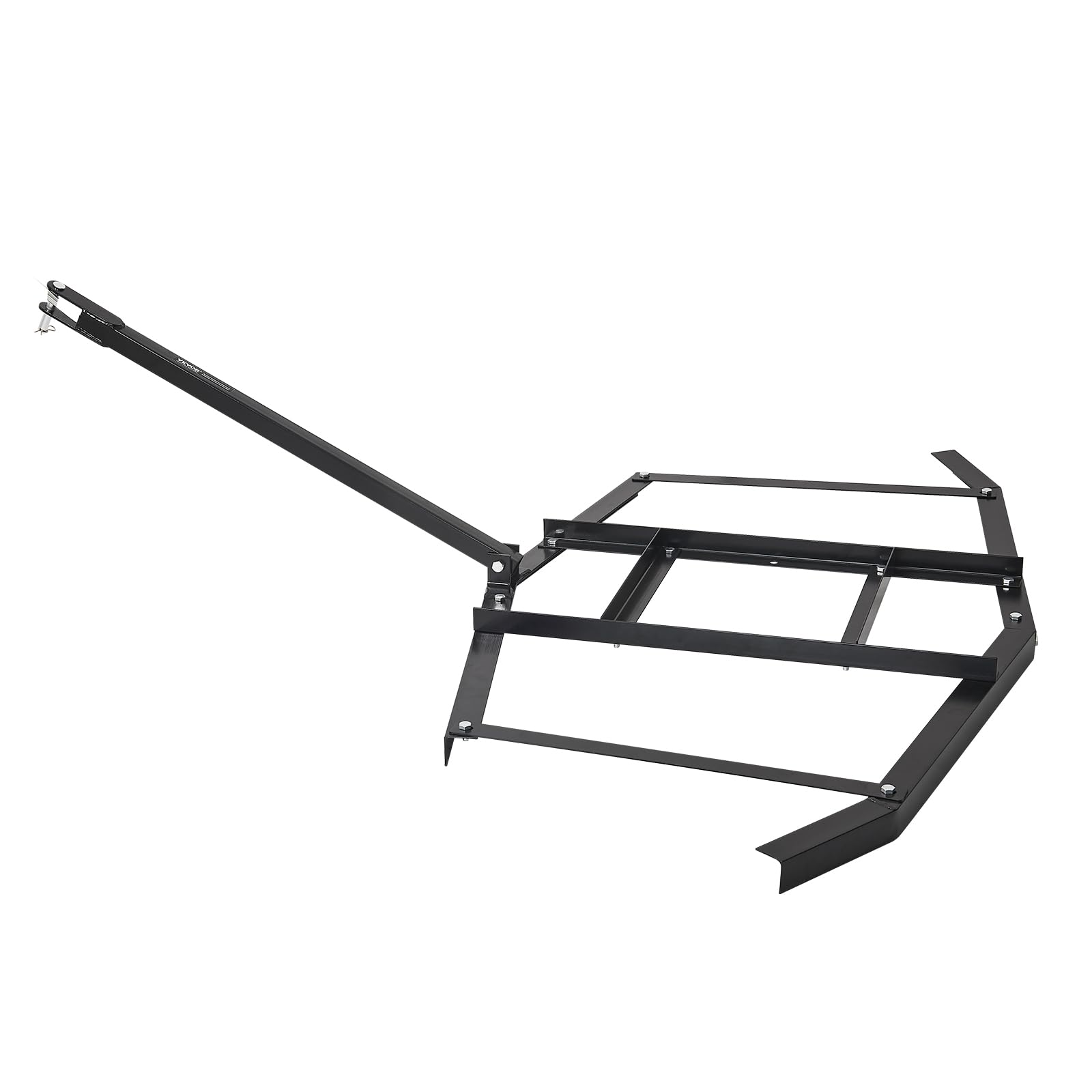 VEVOR Erpice Trainato Largo 1670 mm, Livellatrice per Vialetti in Acciaio Q235 con Barre Regolabili Attacco a Perno, Erpice Trattori da Vialetto per ATV, UTV, Giardino 1670 x 1800 x 110 mm