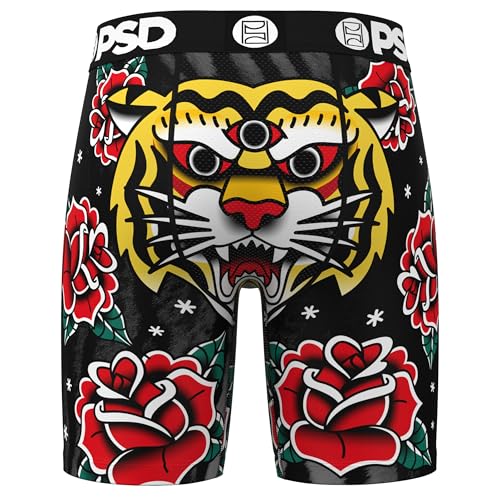PSD Men's Big Cat Print Boxer Briefs - 7 Inch Inseam Breathable and Supportive Men's Underwear with Moisture-Wicking Fabric4