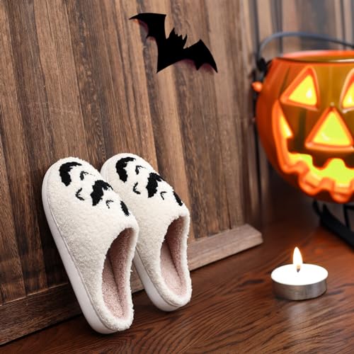 Image of Halloween Christmas Slippers Holiday Slipper House Shoes Home Slipper for Women Fuzzy Outdoor Indoor Bedroom Slippers