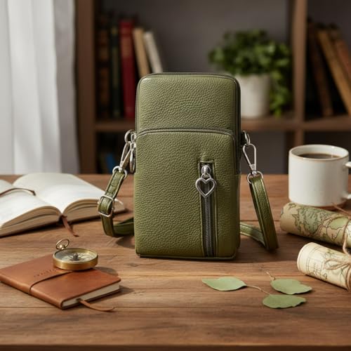 Image of JANKS Small Crossbody Bag for Women - Mini Phone Purses with Crossbody Strap and Wallet - Nylon Arm Bag
