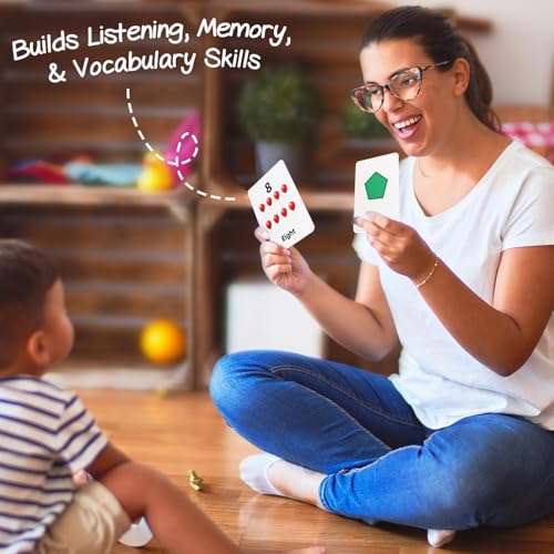 Image of Intelliskills Premium 5-in-1 Brain Boosting Flash Cards for Kids, Flash Card for 1+ Year Old Baby, Montessori Educational Toys for Girls /Boys, Fun Learning Activities, Birthday Gift (136 Flash Cards)