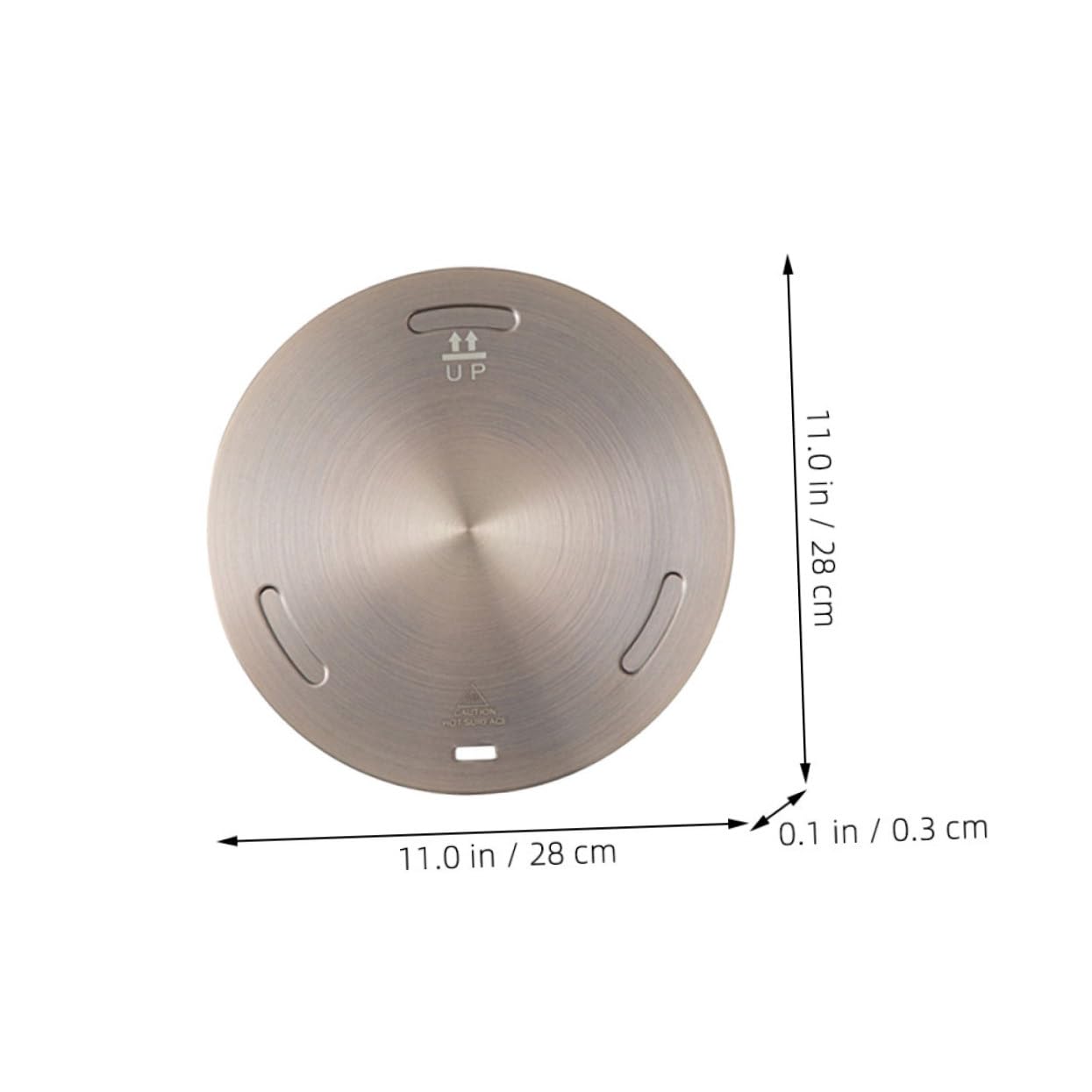 OKUMEYR 1 set Induction Cooktop Heat Diffuser Plate Thermal Guide for Electric and Gas Cookers Even Heat Distribution for Stewing and Cooking Quality Improvement