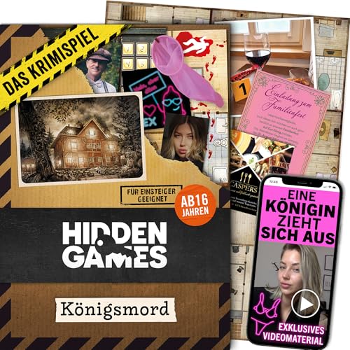 Hidden Games Tatort - Königsmord | Krimispiel für zu Hause | Unser Fall...