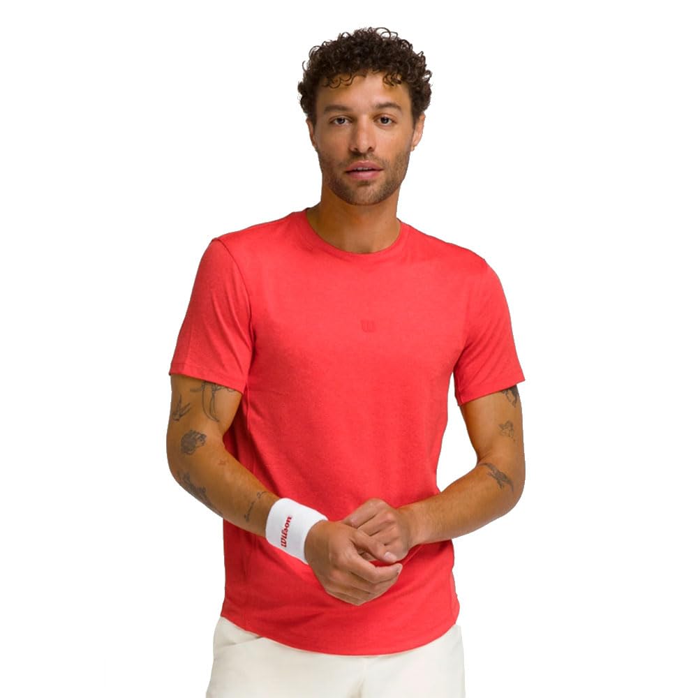 Wilson Everyday Performance Camiseta de Manga Corta Hombres Rojo