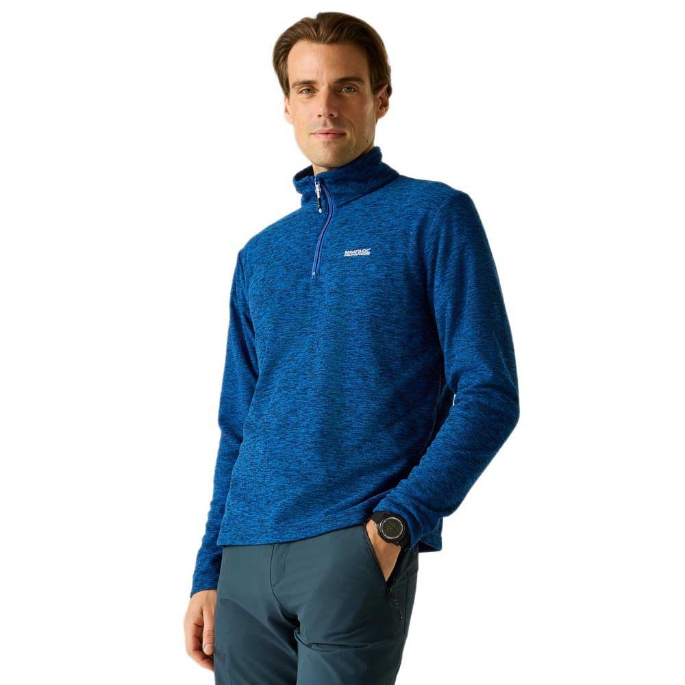 Regatta Men's Blue Thompson Marl Lightweight Fleece in Size L, Sports Direct
