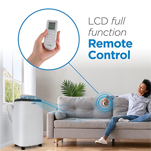 Commericial Cool Cpt08Wb Portable Air Conditioner With Remote Control, 12000 Btu, White #TOP1