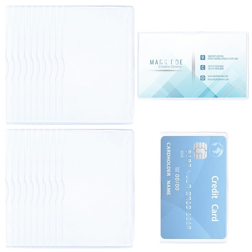 Porte-badge étanche et refermable en PVC transparent CRASPIRE avec protection anti-poussière