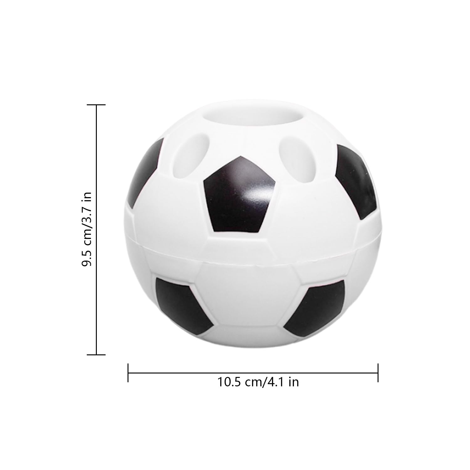 NAUZE Soccer Pen Holders Desktop Pencil Container Multifunctional Creative Soccer Style Pen Holders Kids Pencil Cup School Supplies for Your Home Office and Desk Storage - Image 2