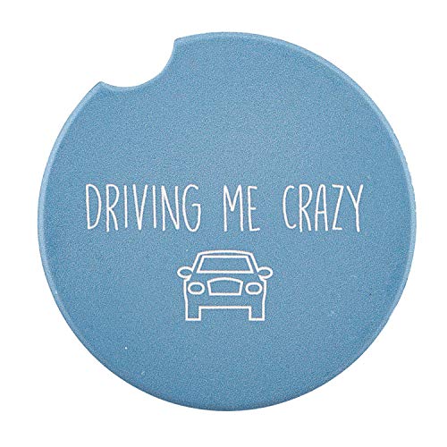 SB Design Studio SIPS Ceramic Car (Console) Coaster, Driving Me Crazy