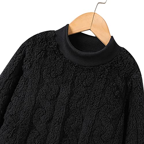 Toddler Children Boys Girls Winter Long Sleeve Solid Hoodie Sweatshirt Tops Girl's Boy's Sweatshirt Hoodies Pullover2