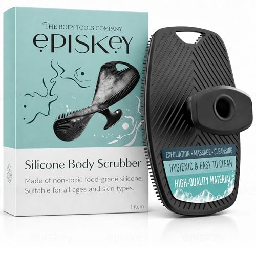 Episkey Silicone Body Scrubber for Bath, Soft Exfoliating Shower ...