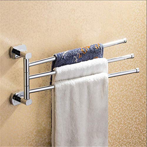 Porte-serviettes mural compact 38.5 cm parfait pour optimiser les petites salles de bain - 2