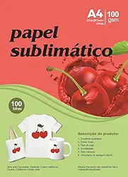 Papel Sublimatico Transfer De Canecas A4 100 Folhas