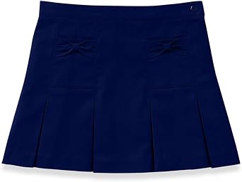 Classroom School Uniforms Big Girls Bow Pocket Scooter Skirt, Dark Navy, 14