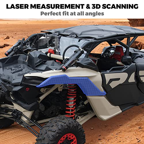 Deflector de guardabarros Can-Am X3 para solucionar salpicaduras traseras 3