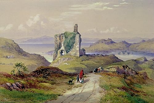 Affiche impression d'art Château de Tarbert Loch Fyne poster 60x90