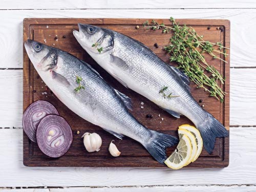 GreetFish Wolfsbarsch Loup de Mer, küchenfertig, vakuumiert, 1200g