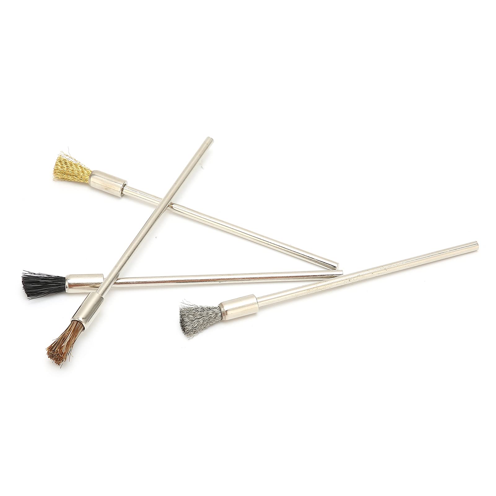 Set Di 30 Mini Spazzole Metalliche In Acciaio Inox, Spazzola Antigraffio Per Muratura Con Manico Curvo, Spazzole In Filo Metallico Per La Pulizia, Set Di Spazzole Con Setole Metalliche