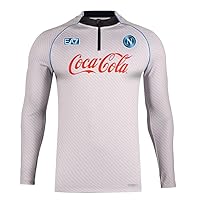 SSC NAPOLI Felpa Allenamento Bianca 2025/2026, Prodotto Ufficiale