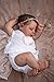 Angelbaby 20inch Reborn Realistic Baby Doll Girl Look Real Soft Asleep Newborn Baby Lifelike Handmade Bebe Doll Cute Doll Sets for Toddlers Toys