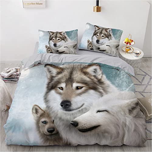 Housse Couette Ado Renard Bleu avec Fermeture Éclair Pratique - 2