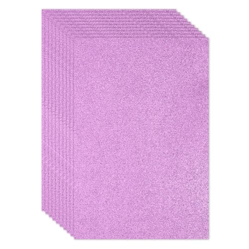 Mousse pailletée EVA lavande 2mm de qualité supérieure pour projets durables