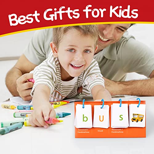 Alened Cvc, Cvcc & Ccvc Word Games, Phonics Games Sight Words Flash Cards, Cvc Words Spelling For Kindergarten Classroom, Prek Preschool Phonics Learning Activity, Montessori Speech Therapy Toys #TOP7