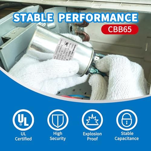 CBB65 커패시터 70+5 µF ±5% 370V/440V AC용 — 사진 6