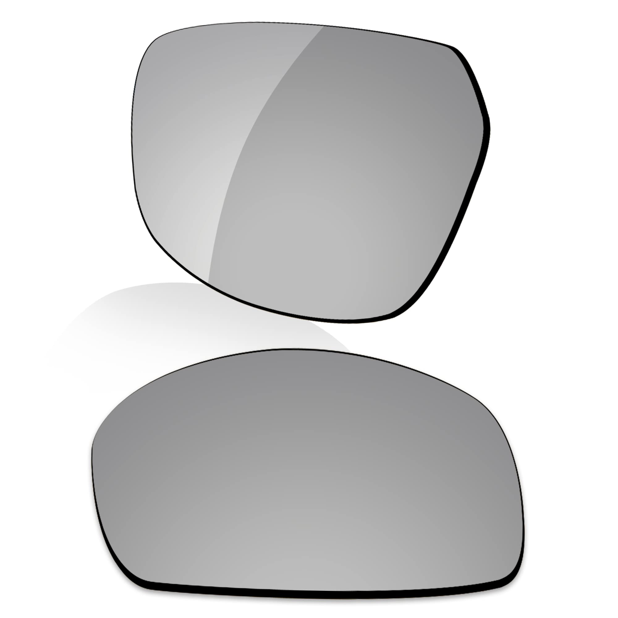 LenzReborn Lente polarizada de repuesto para gafas de sol SPY OPTIC Touring - Más opciones, Gris Plata - Espejo polarizado, Talla única