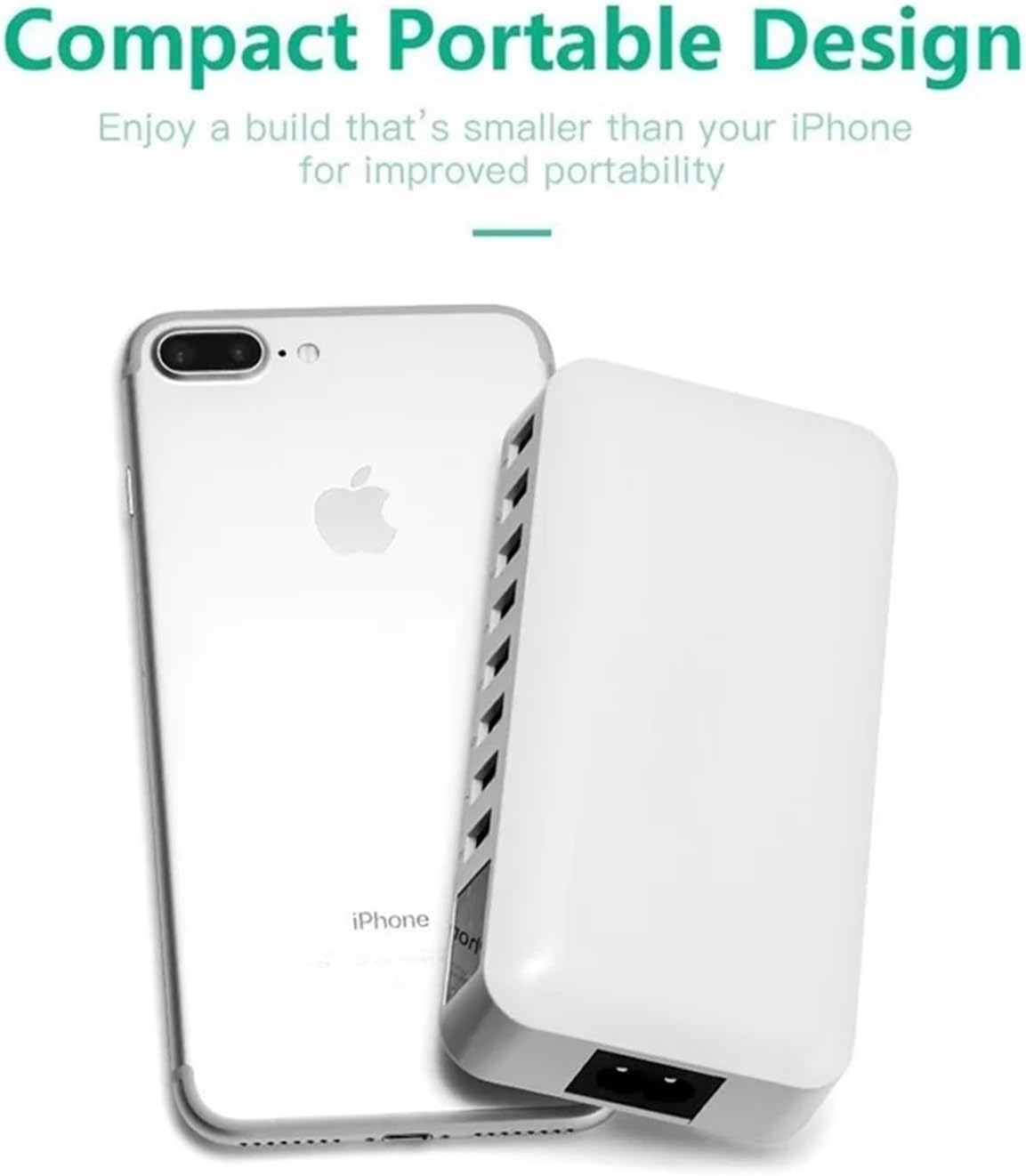 マルチ 8 ポート USB 高速充電器デスクトップ LCD ディスプレイ充電ステーションドックハブ