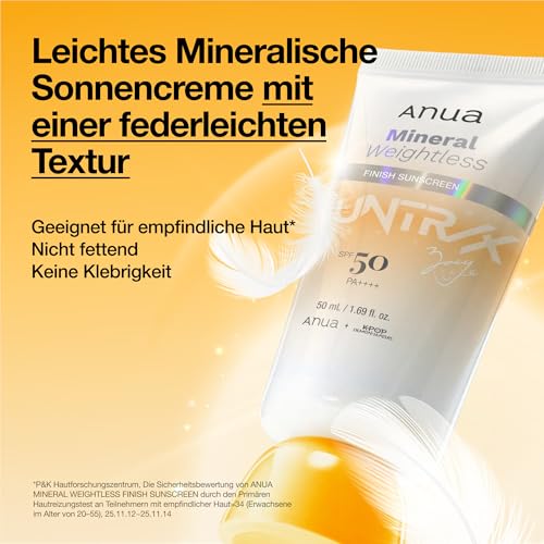 Anua Mineral Weightless Sunscreen Spf 50, Kpop Demon Hunters, 50ml – Ansicht 5