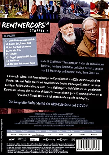 DVD Rentnercops Staffel 5 serie de comedia policial alemana completa en formato físico 3