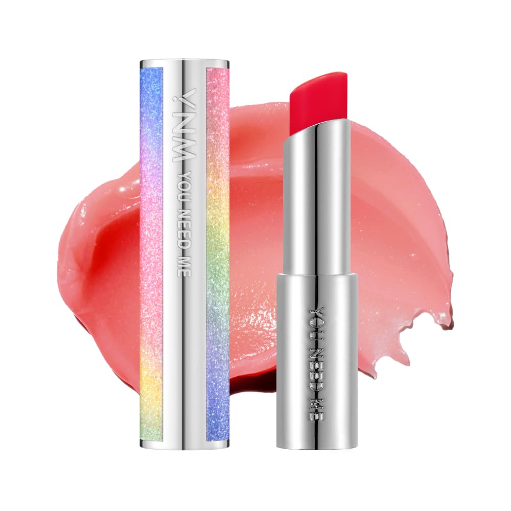 YNM Honey Lip Balm, Moisturizing Tinted Lip Balm, Sheer Color, Infused with Manuka Honey and Squalane, Hydrating, Korean Skincare, Natural Finish, UNICORN HONEY, 0.1 Fl Oz