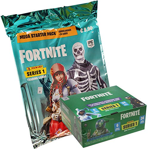 Preisvergleich Produktbild Fortnite Panini - Trading Cards - 1 Display (24 Booster) + 1 Starter